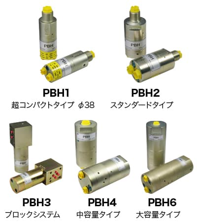 油圧ブースター　PBHシリーズ
